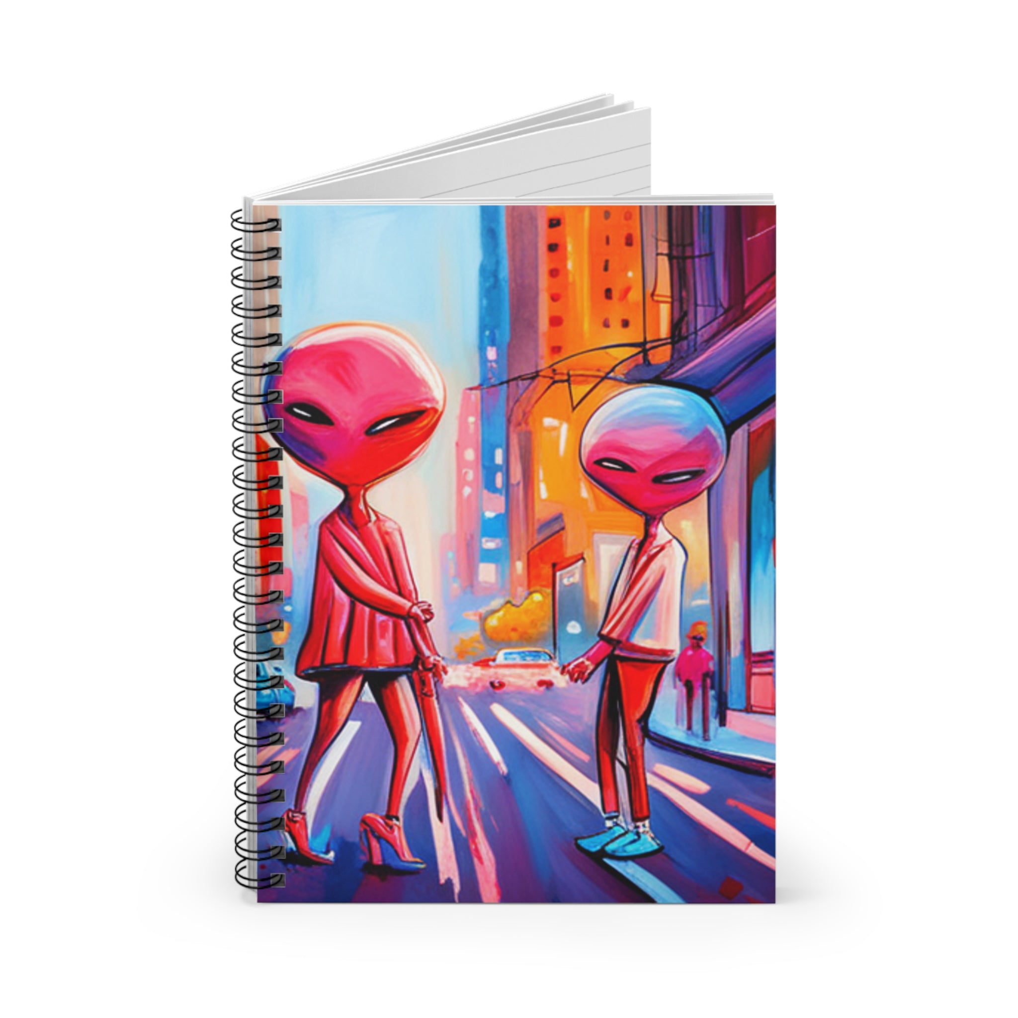 Aliens in-Love in NYC Notebook