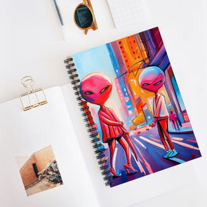 Aliens in-Love in NYC Notebook